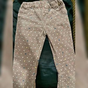 Girls corduroy pants 6-7